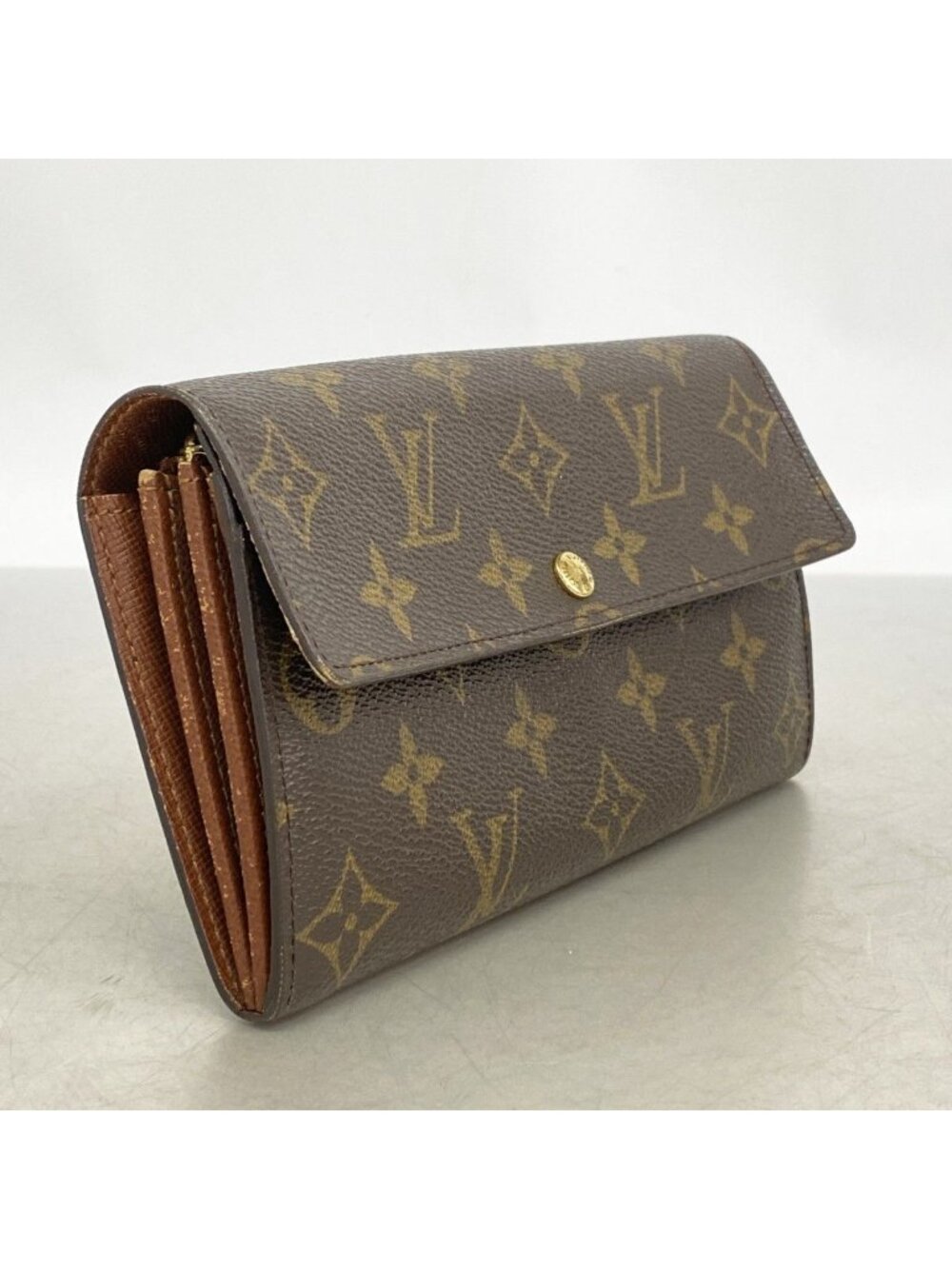 Louis Vuitton Wallet Monogram Pochette Porte-Monnaie Cles Brown - Picture 2 of 10